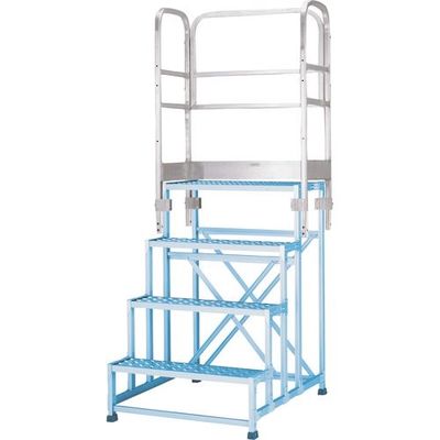 アルインコ 作業台CSBCーS用三方手すりセット CSBT4FL 1セット 144-0485（直送品）