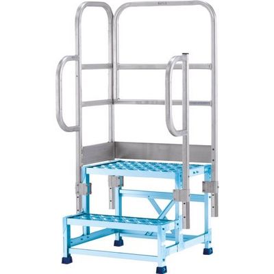 アルインコ 作業台CSBCーS用片側開口手すりセット CSBT25GL 1セット 144-0466（直送品）