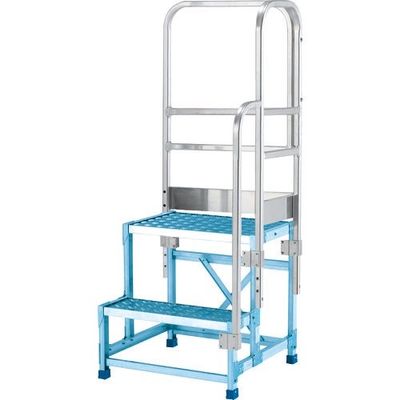 アルインコ 作業台CSBCー266S用 正面付片手すりセット CSBT26BL 1セット 144-0469（直送品）