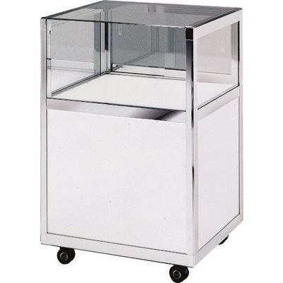 ハヤノ産業 ハヤノ エクシード 角型ケース CF2型 シルバー プッシュ錠付 CF2-6-60-S-P 1台 168-3749（直送品）