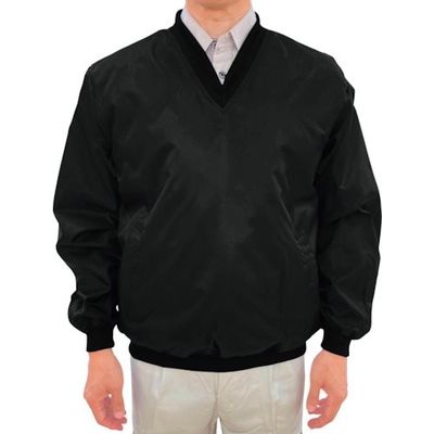 トーマセンイ TEAGLES 14695 Vネック中綿キルトヤッケ ブラック4L BK 4L 1枚 454-1641（直送品）