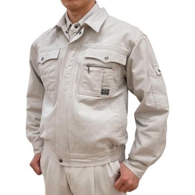 トーマセンイ TEAGLES 綿100%ブルゾン ベージュ LL 30400 BE 1枚 425-9183（直送品）