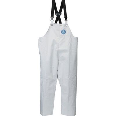 阪神素地 ハンシン RAー98 サロペット 前ファスナー ホワイト LL RA-98WH-LL 1着 132-9419（直送品）