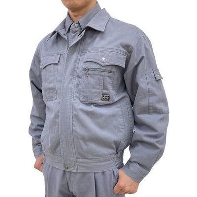 トーマセンイ TEAGLES 綿100%ブルゾン ミストブルー 4L 30400 MB 1枚 425-9182（直送品）