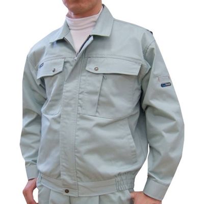 トーマセンイ TEAGLES 綿混ブルゾン アースグリーン L 7600 EG 1枚 426-0714（直送品）