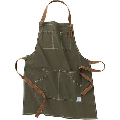 クロダルマ エプロン ダークグリーン フリーサイズ DG902-81-F 1着 452-1916（直送品）