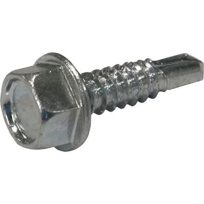 KAMIYAMA ユニポイントドリルねじ HEXタイプ ゼロクロメート 6x45(100本入) UP-HEX-0C-645 1箱(100本)（直送品）