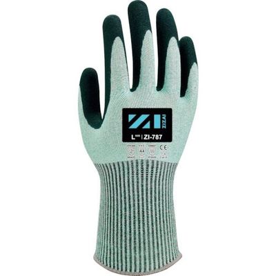 Weed 耐切創手袋 ZIZAI ZI―787 ニトリル背抜き 特殊すべり止め加工 LLサイズ(10双入) ZI787XL（直送品）