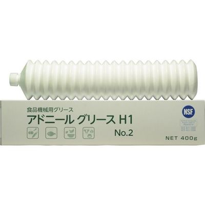 ヤナセ製油 ヤナセ 食品機械用潤滑剤 アドニールグリースH1 No.2 400g 29000-04-2 1セット(6本) 261-9830（直送品）