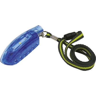 コンテック KONTEC ホイッスルLEDフラッシュライト ブルー KE-81 1個 253-2919（直送品）