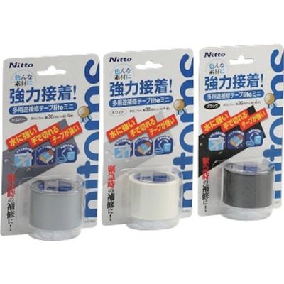 ニトムズ 多用途補修テープliteミニホワイト M5359 1セット(60巻) 269-8839（直送品）