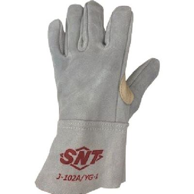 新日本トーカ貿易 SNT ロングカフ革手袋(内縫い) J-102A-YG-1 1双 434-5020（直送品）