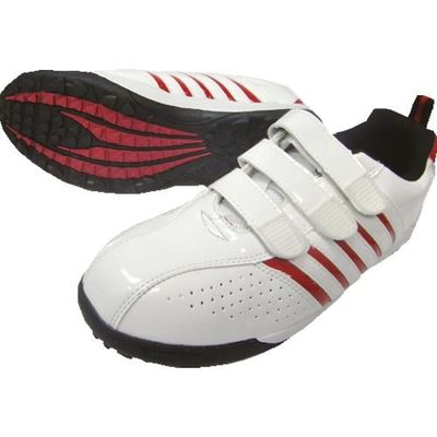 富士手袋工業 富士手袋 エナメル セーフティスニーカー 3本マジック 白/赤 27.0cm 5088-WR-27.0 1足 197-7660（直送品）