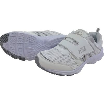 喜多 紳士マジックスニーカー メッシュ ホワイト 24.5 MK150-WH-24.5 1足 430-0601（直送品）