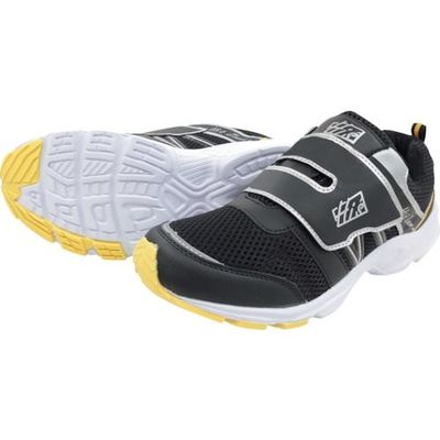 喜多 紳士マジックスニーカー メッシュ MK150 ブラック 24.5 MK150-BK-24.5 1足 430-0613（直送品）