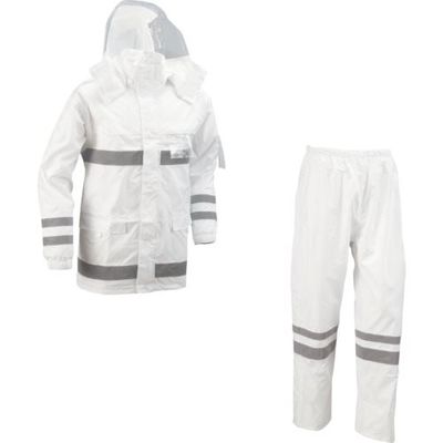 船橋 安全レイン ホワイト BLLサイズ FS-6000 WH BLL 1着 415-6539（直送品）