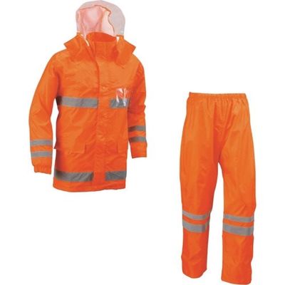 船橋 安全レイン オレンジ BELサイズ FS-6000 OR BEL 1着 415-6571（直送品）