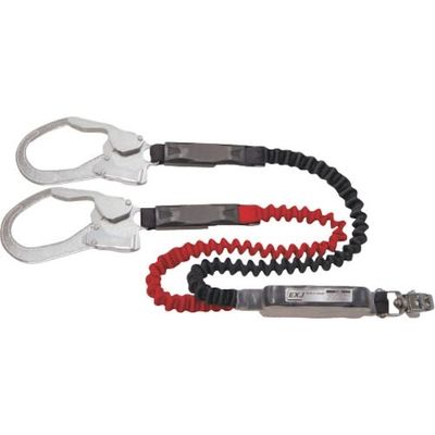 ジェフコム フルハーネス用ランヤード DB-HL-160SW-130 1個 404-7719（直送品）