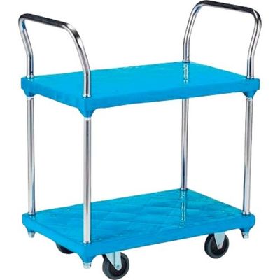 岐阜プラスチック工業 リス 樹樹脂製台車 106175 リスキャリー90・60(大)2段両袖 9060L2DS2 1台 278-0734（直送品）