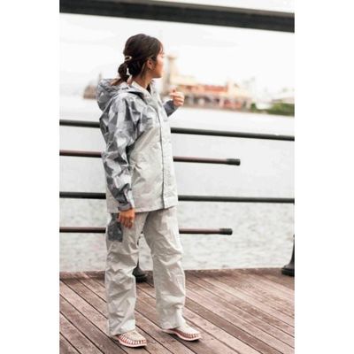 マック Makku クロスオーバー グレー EL AS-851042 1着 250-3396（直送品）