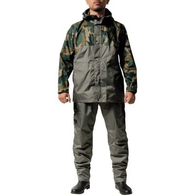 マック Makku クロスオーバー グリーン LL AS-851034 1着 250-4876（直送品）