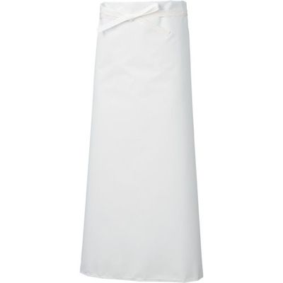 船橋 ビニロンエプロン コシ ホワイト/グリーン Lサイズ AF-810E WH L 1枚 415-6479（直送品）