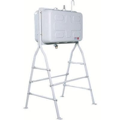 ダイケン 屋外用灯油タンク ホームタンク長脚490型 HTKL490S 1台 111-3327（直送品）