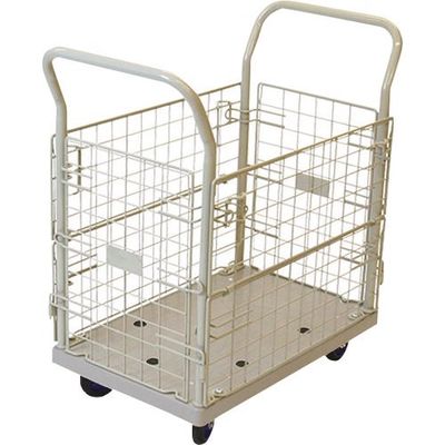 浅香工業 金象 プラキャリーラック金網付L小 フットブレーキ付 183622 1台 124-9596（直送品）