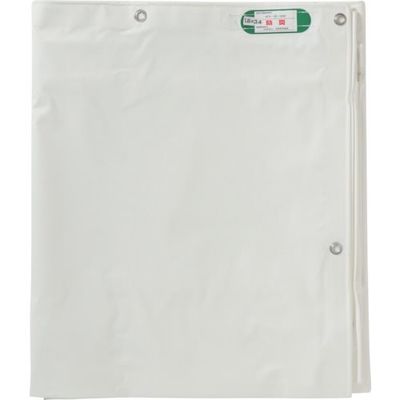 萩原工業 萩原 国産塩ビ防炎シート 養生用 ホワイト 10m×10m KEB1010 1枚 437-7080（直送品）