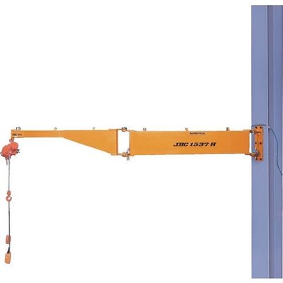 スーパーツール スーパー 二速選択型電動チェーンブロック付ジブクレーン 柱取付・シンプル型 JBCC1037H 1台 206-9906（直送品）