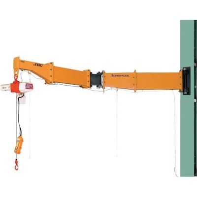スーパーツール スーパー 二速選択電動チェーンブロック付ジブクレーン 溶接型・柱取付式 0.16t アーム3m JBCC1630H 1台（直送品）