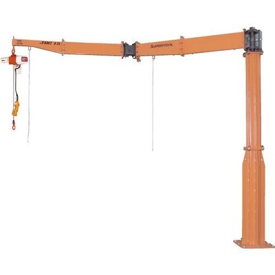 スーパーツール スーパー 二速選択電動チェーンブロック付ジブクレーン 床固定・アーム関節型 JBCC2530K 1台 206-9980（直送品）