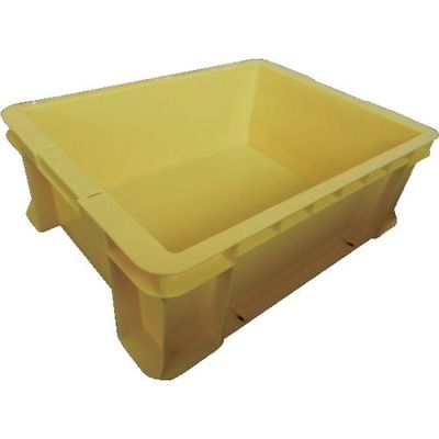 DICプラスチック DIC DA型コンテナDAー21 外寸:W480×D360×H167 黄 DA-21 Y 1個 868-1835（直送品）