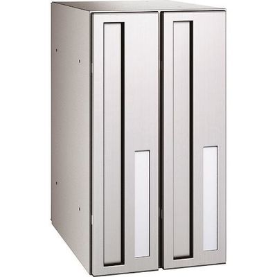 ダイケン ポステック CSPー221T型 前入れ後出し・2戸用・縦型 CSP-221T-2D 1台 162-3721（直送品）