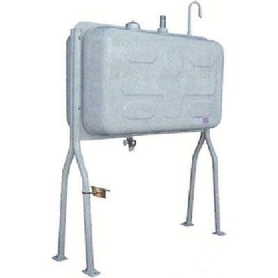 ダイケン 屋外用灯油タンク ホームタンク幅狭U型脚490型 HTKM490S 1台 111-3323（直送品）