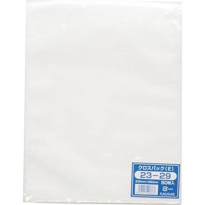 福助工業 福助 クロスパック(E) 23ー29 0132519 1セット(2000枚:50枚×40袋) 430-7317（直送品）