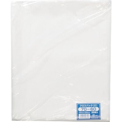 福助工業 福助 クロスパック(E) 70ー60 0132578 1セット(250枚:25枚×10袋) 430-7314（直送品）