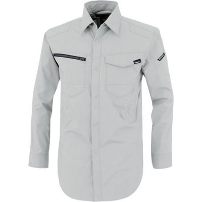 ジーベック XEBEC TCストレッチ長袖シャツ1713ー22ー5L シルバーグレー 1713-22-5L 1着 383-0729（直送品）