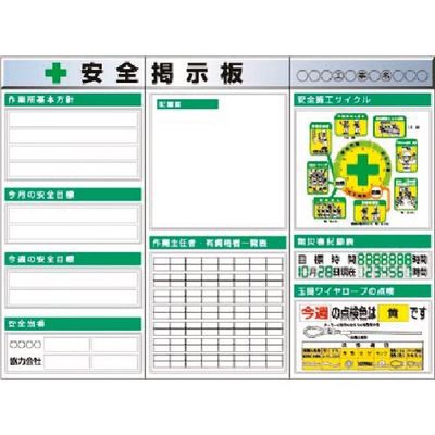 つくし工房 つくし スチール製フラット掲示板3点タイプセット 大タイトル=Aタイプ KG-621BA 1組(1個) 183-8523（直送品）