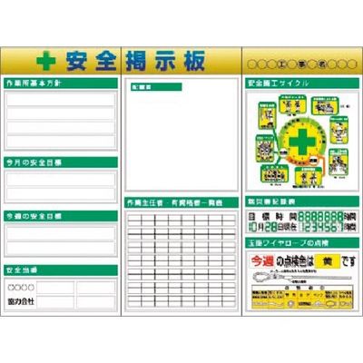 つくし工房 つくし スチール製フラット掲示板3点タイプセット 大タイトル=Bタイプ KG-621BB 1組(1個) 184-0149（直送品）