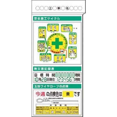 つくし工房 つくし スチール掲示板ユニット 施工サイクル(イラスト)~無災害... KG-370B 1台 185-7475（直送品）