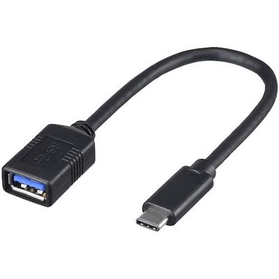 バッファロー USB3.1 Gen1変換ケーブル(Aメス to C) 0.15m ブラック BSUAMC311015BK 1個（直送品）