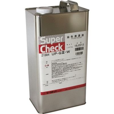 マークテック MARKTEC スーパーチェック 浸透液 UPーG3・W 4L C002-0021084 1缶 153-3423（直送品）