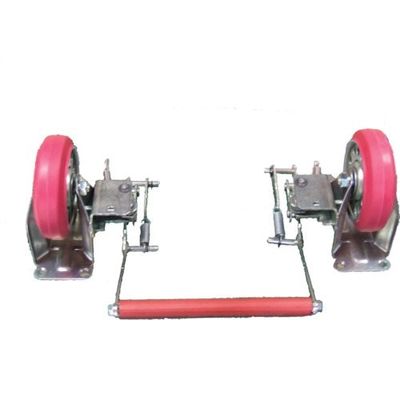 石川製作所 アイケー 台車用ストッパーユニット(固定キャスター交換タイプ) 200KB 1台 126-4711（直送品）