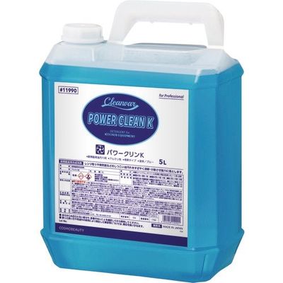 コスモビューティー モクケン 厨房用洗剤 パワークリンK(容器) 5L 11990 1セット(4個) 153-2917（直送品）