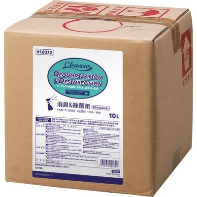 コスモビューティー モクケン クリーン消臭&除菌剤 10L 16072 1セット(5個) 153-2931（直送品）