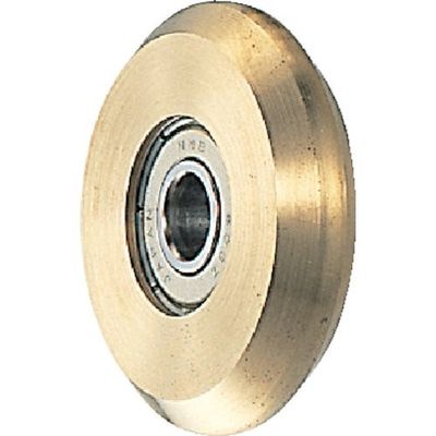 ヨコヅナ ベアリング入 真鍮車 車のみ 50mm V 5101 1個 849-5870（直送品）