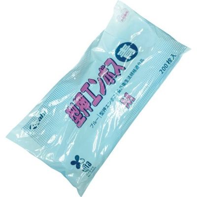 旭創業 Asahi ポリエチレン手袋 型押エンボス袋入ブルーM(200枚入) 11392 1セット(8000枚:200枚×40袋)（直送品）