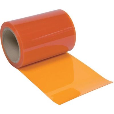 スワロン ストリップドアーシート フラット静電防虫オレンジ2t×300×12M巻 FO20030012A 1本 100-9455（直送品）