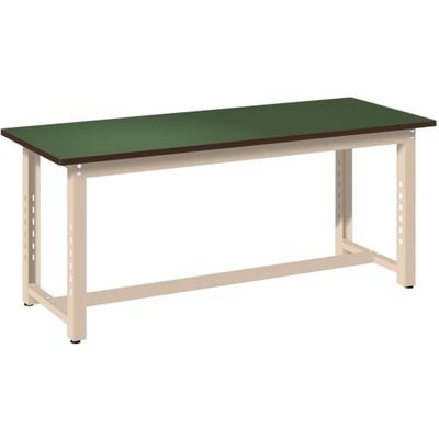 SANSHIN 作業台 ハーディワークデスク 500kgタイプ ライトグリーン 1800×750×H900 HWD50679LLG-SG（直送品）